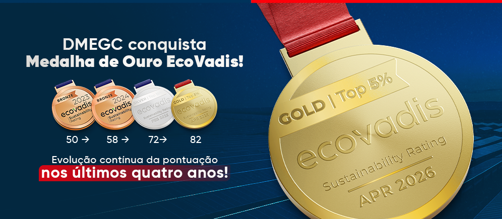 DMEGC Solar conquista Medalha de Ouro EcoVadis